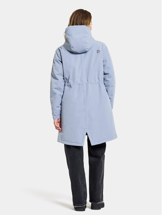 Didriksons Didriksons Parka Marta-Lisa Wns Prk 2 504823 Błękitny Regular Fit