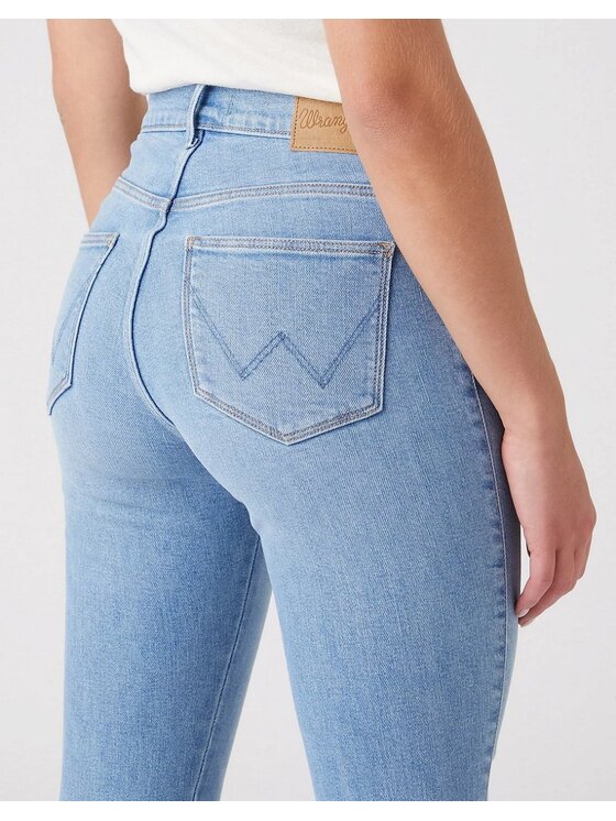 Wrangler Wrangler Jeans SKINNY HIGH Blu Skinny Fit