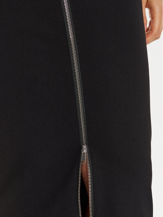 Karen by Simonsen Karen by Simonsen Maxi suknja Rebecca 10105102 Crna Slim Fit