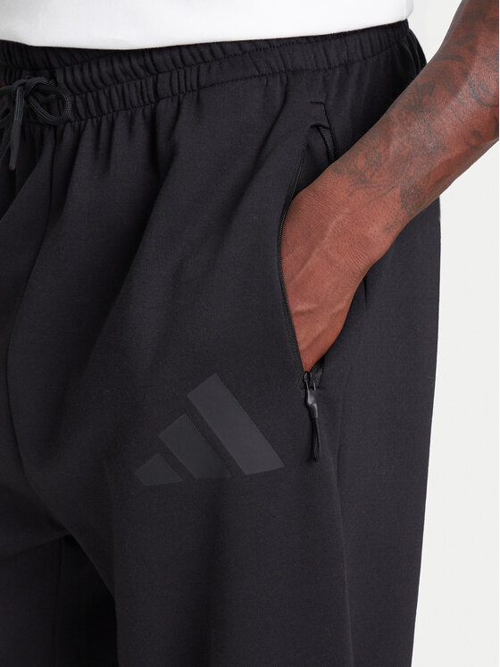 adidas adidas Donji dio trenerke Z.N.E. JC5478 Crna Loose Fit