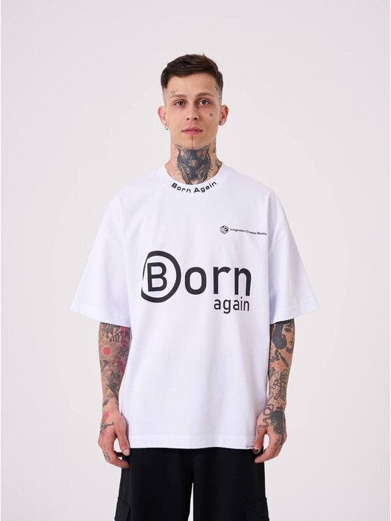 T-Shirt Machinist, Rozmiar S, Białe, Koszulka Z Krótkim Rękawem Męska Oversize Biała Machinist Imagination Creates M