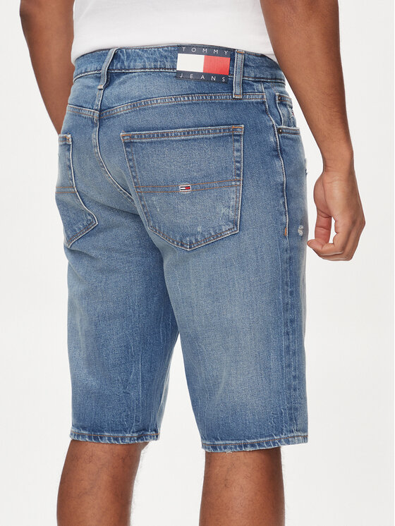Tommy Jeans Tommy Jeans Kratke traperice Ryan DM0DM19453 Plava Slim Fit