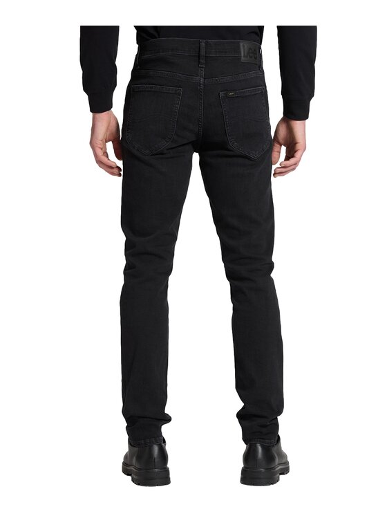 Lee Lee Jeansy 112386447 Czarny Skinny Fit