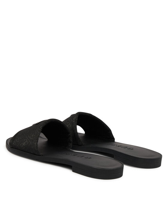 Guess Guess Šlepetės FLJELS Juoda