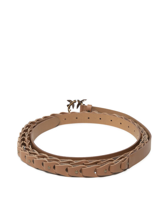 PINKO PINKO Opasok Love Duble Belt H2 20221 PLT01 1H2114.Y7SP Hnedá