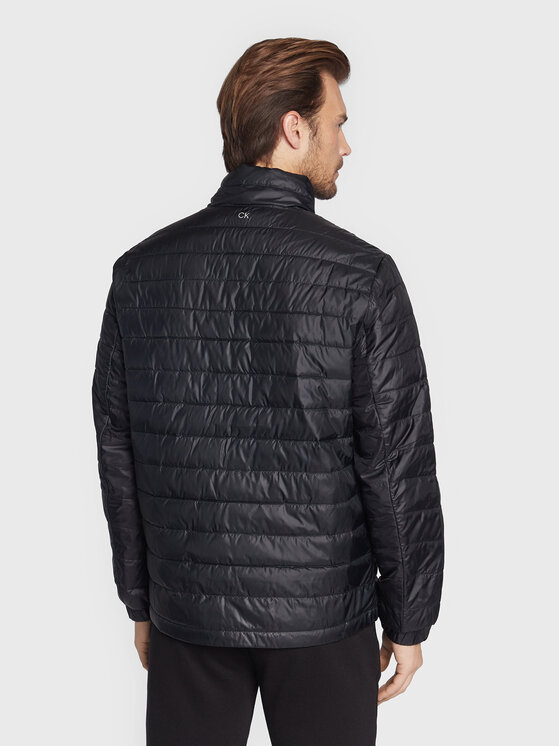 Calvin Klein Performance Calvin Klein Performance Prehodna jakna 00GMF2O524 Črna Regular Fit