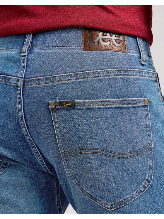 Lee Lee Jeansy Slim Fit MVP XM Extreme Motion MVP Niebieski Slim Fit