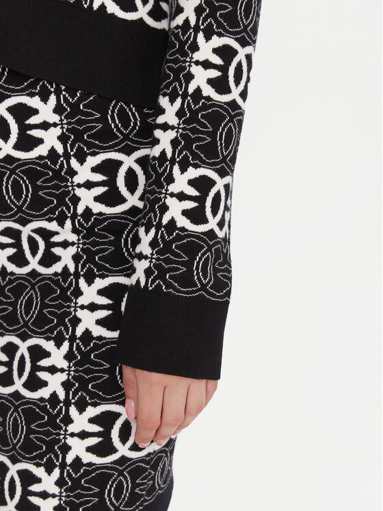 PINKO PINKO Kardigan Found Someone 106043 A2YD Czarny Regular Fit