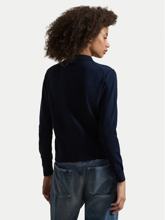 Polo Ralph Lauren Polo Ralph Lauren Kardigan 211972110502 Granatowy Slim Fit
