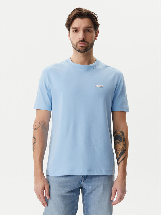 Calvin Klein Jeans Calvin Klein Jeans Majica J30J327234 Svetlo modra Regular Fit