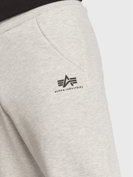 Alpha Industries Alpha Industries Spodnie dresowe Basic 108367 Szary Regular Fit