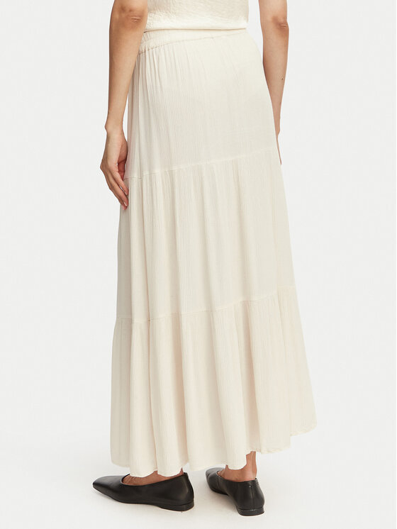 ONLY ONLY Maksi sijonas Mikka 15324808 Smėlio Regular Fit