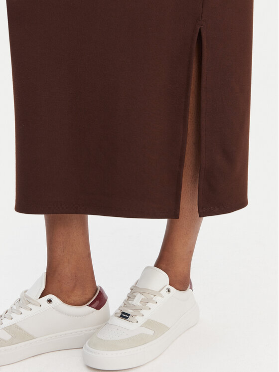 Calvin Klein Jeans Calvin Klein Jeans Haljina za svaki dan LV047E220G Smeđa Slim Fit