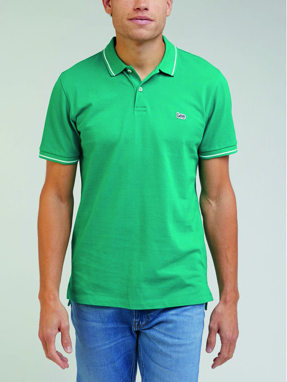 Lee Lee Polo Pique L61ARLA12 112330617 Verde Regular Fit