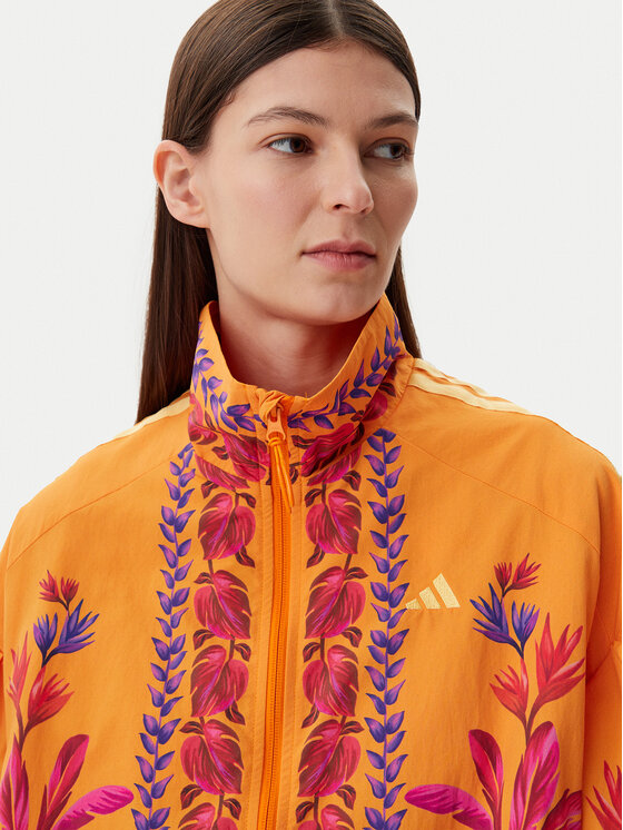 adidas adidas Kurtka przejściowa FARM Premium JD6305 Pomarańczowy Loose Fit