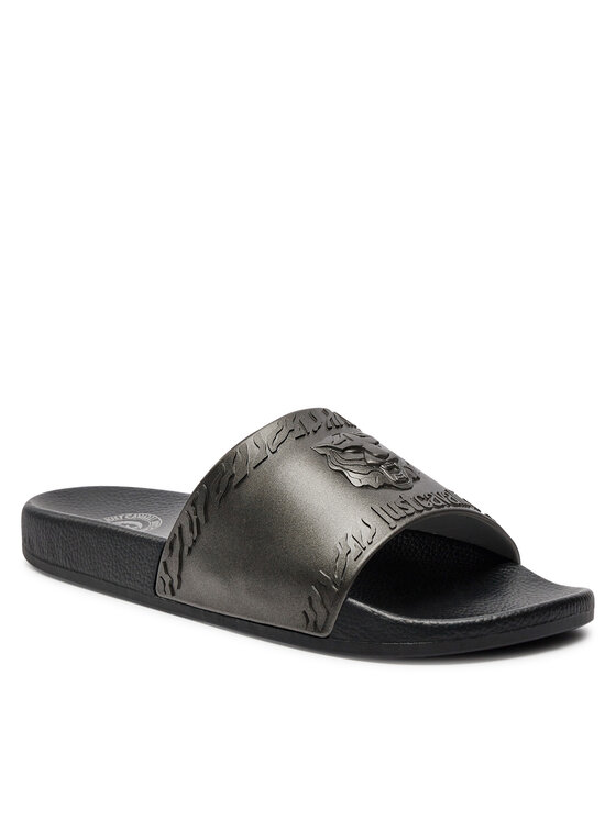 Just Cavalli Just Cavalli Pantoletten 76QA3SZ2 Schwarz