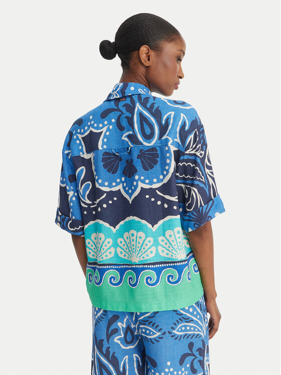 Banana Moon Banana Moon Сорочка Hattie Clearive MYY56 Блакитний Regular Fit