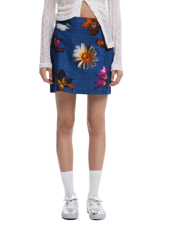 Desigual Desigual Gonna midi Gonna mirta Blu Regular Fit