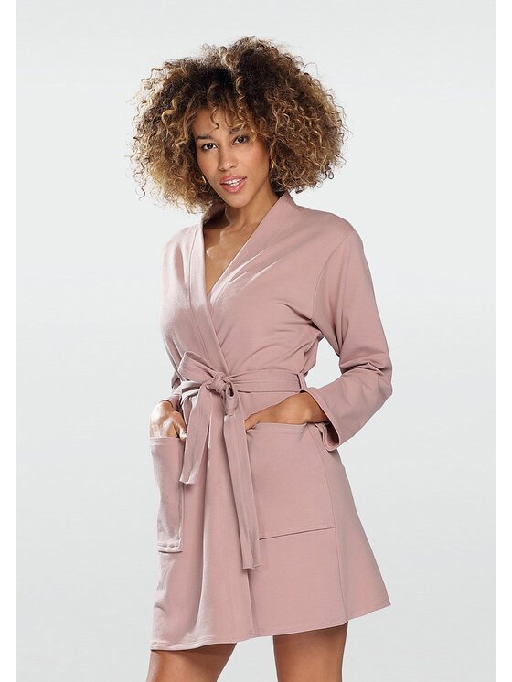 DKaren Lingerie DKaren Lingerie Szlafrok Pola Różowy