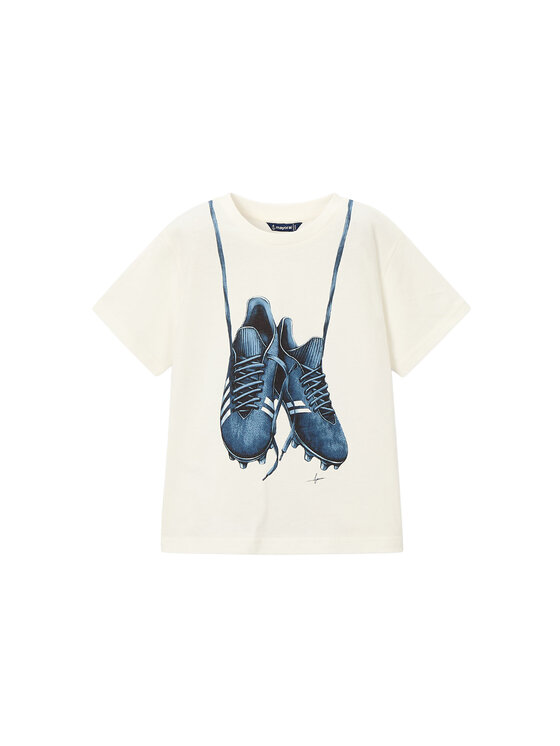 Mayoral Mayoral T-Shirt 3075 Bílá Regular Fit