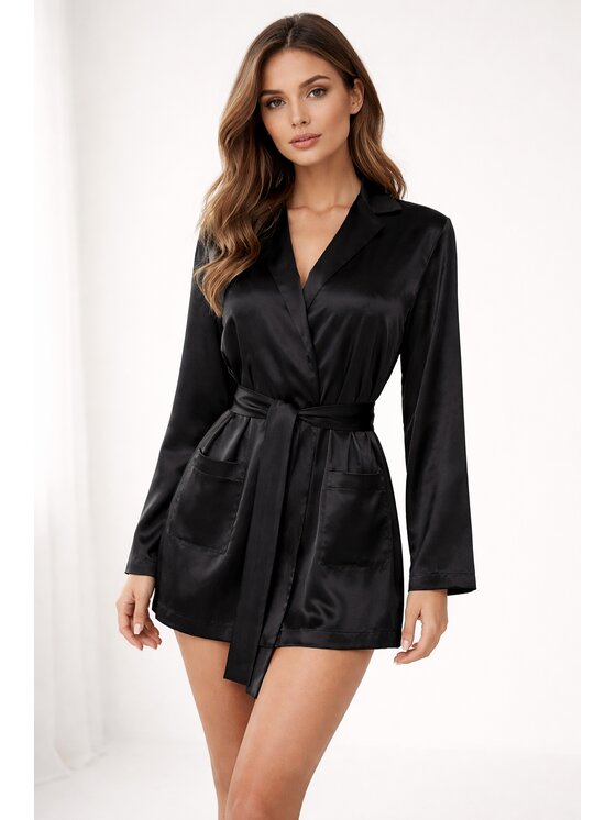 Love and Hate Love and Hate Camicia Celeste Nero Ladies Fit