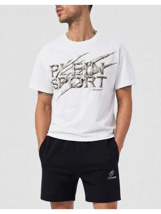Plein Sport Plein Sport T-Shirt 31531 Bílá Regular Fit