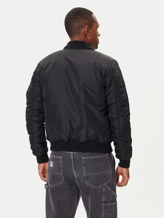 Alpha Industries Alpha Industries Μπόμπερ μπουφάν MA-1 TT Hood Two Tone 258100 Μαύρο Regular Fit