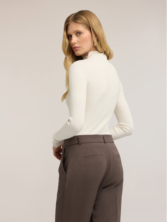 Motivi Motivi Maglione M339E002397N011 Bianco Slim Fit