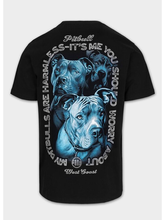 PITBULL PITBULL T-Shirt PROTECTOR Czarny Regular Fit
