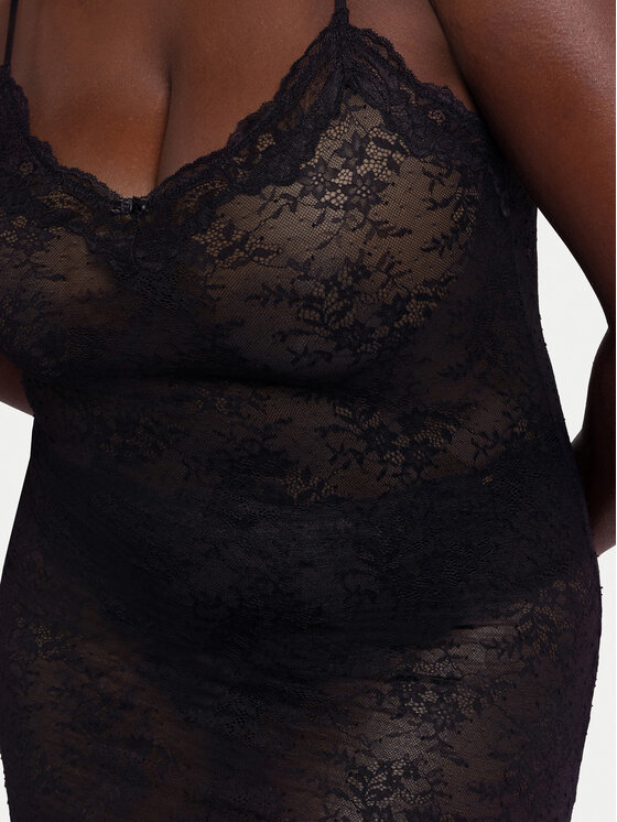 Dorina Dorina Noční košilka FXDS0010LA176 Černá Regular Fit