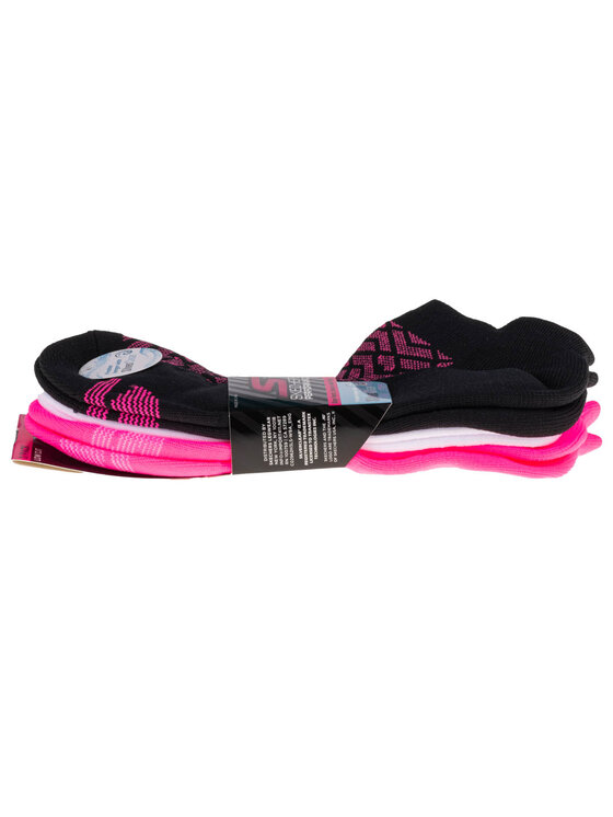Skechers Skechers Calzini corti Skechers 3pk Womens 1/2 Terry Low Cut Socks Multicolore