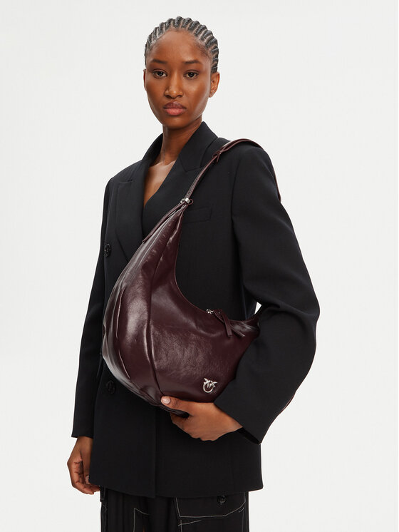 PINKO PINKO Сумка Slouchy Hobo Big PE 25 PLTT 104295 A26J Бордовий