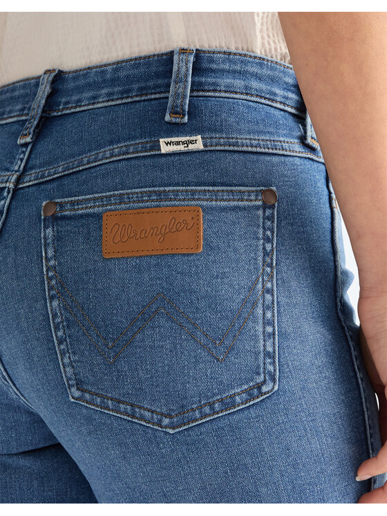 Wrangler Wrangler Jeansy BOOTCUT Niebieski Bootcut Fit