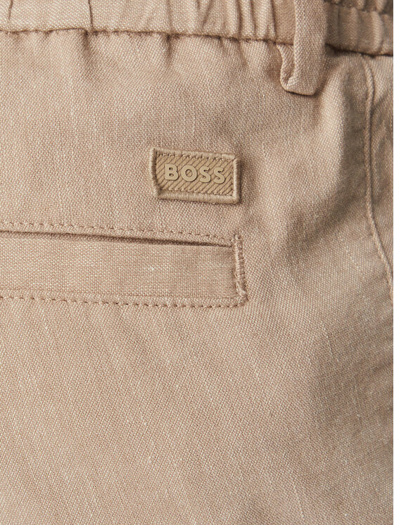 BOSS BOSS Šortky z materiálu Kane1 50557537 Béžová Regular Fit