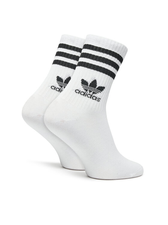 adidas adidas Комплект 3 чифта дълги чорапи мъжки Mid Cut Crew IL5023 Цветен
