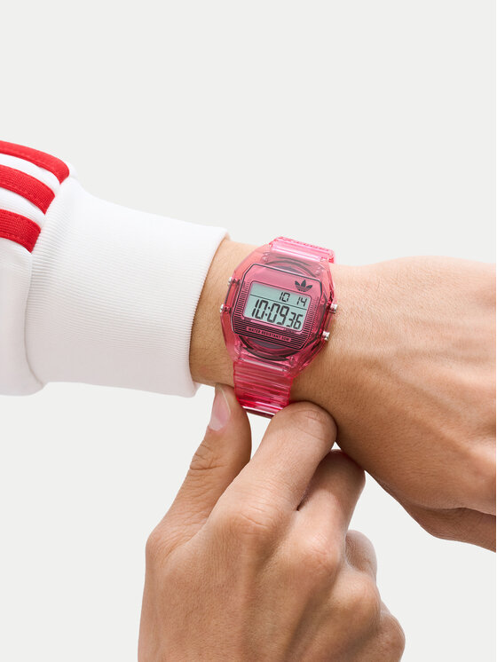 adidas adidas Часовник AO Street Digital Two Crystal AOST25540 Розов