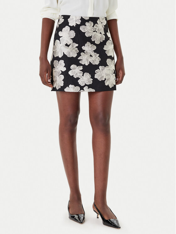 French Connection French Connection Fustă mini 73ZAX Negru Slim Fit