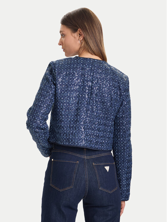Guess Guess Švarkas W5BN0C D0771 Tamsiai mėlyna Regular Fit