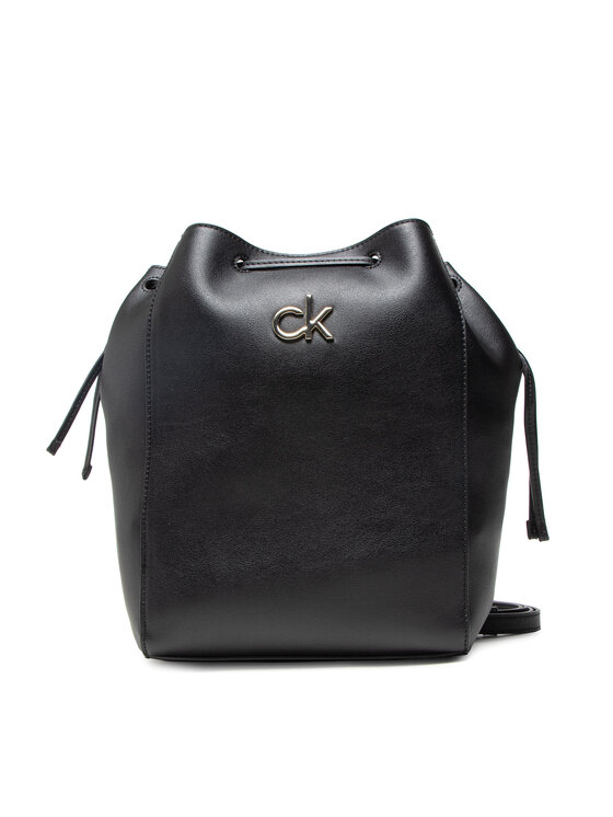Borsetta Drawstring Bucket Bag K60K608176 Nero