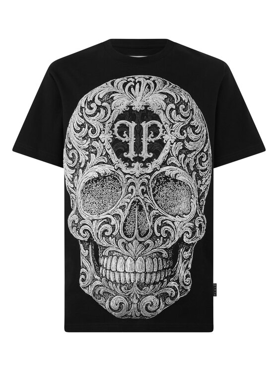 PHILIPP PLEIN PHILIPP PLEIN T-Shirt 31085 Czarny Regular Fit