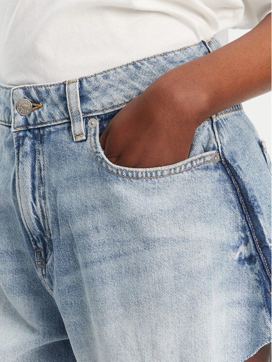 BOSS BOSS Kratke traperice 50534231 Plava Relaxed Fit