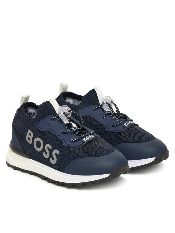 BOSS BOSS Sneakersy J52583 S Tmavomodrá