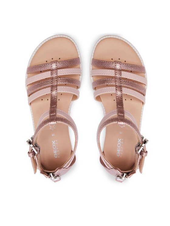 Geox Geox Sandały J Sandal Karly Girl J7235D 0QDHH C8172 S Różowy