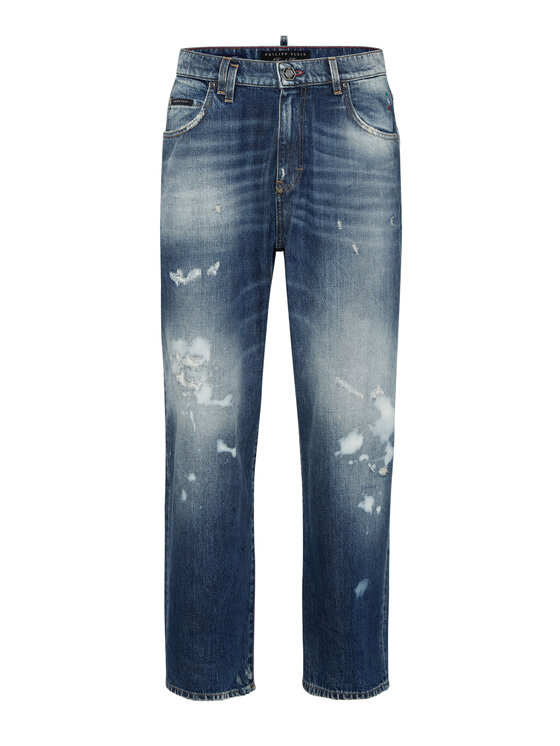 PHILIPP PLEIN PHILIPP PLEIN Jeansy 25915 Niebieski Loose Fit
