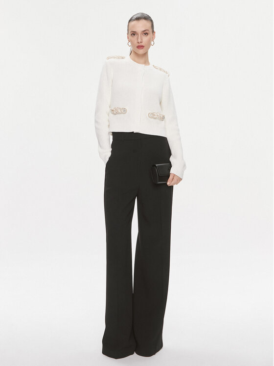 TWINSET TWINSET Kardigán 241TP3111 Ekru Regular Fit