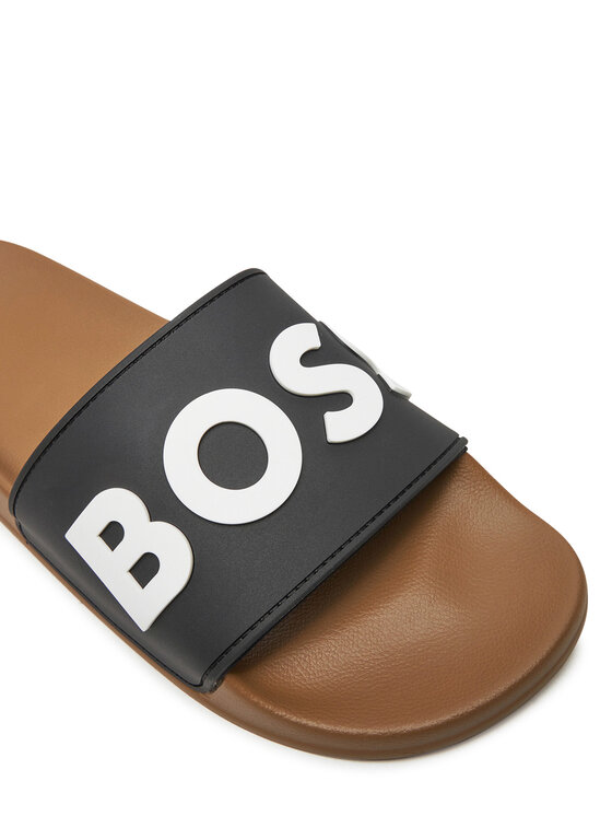 Boss Klapki Kirk Slid rblg N 50498241 Be owy Modivo.pl