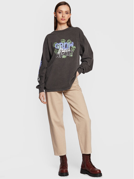 Blusa 76470111 Grigio Relaxed Fit