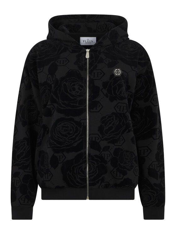 PHILIPP PLEIN PHILIPP PLEIN Bluza 31056 Czarny Regular Fit