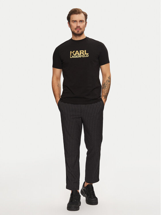 KARL LAGERFELD KARL LAGERFELD T-särk 755087 551235 Must Regular Fit
