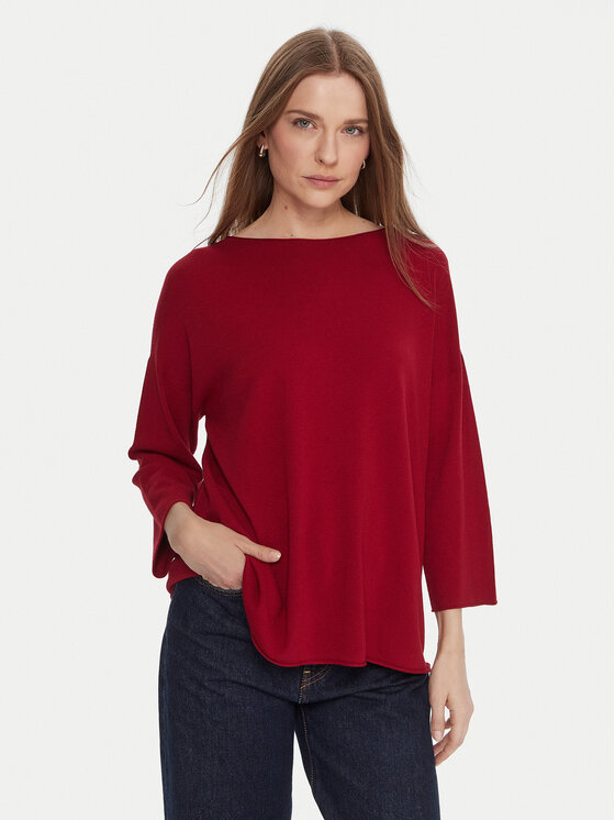 Kontatto Kontatto Pullover 3M0801C Rot Regular Fit